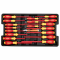 Wiha Tools 80 Piece Master Electrician's Insulated Tools Set in Rolling Hard Case